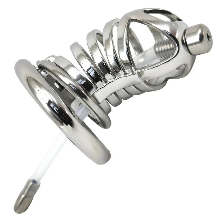 12B Chastity Lock Adult Chastity Apparatus Stainless Steel Series Hair Anti - Derailment