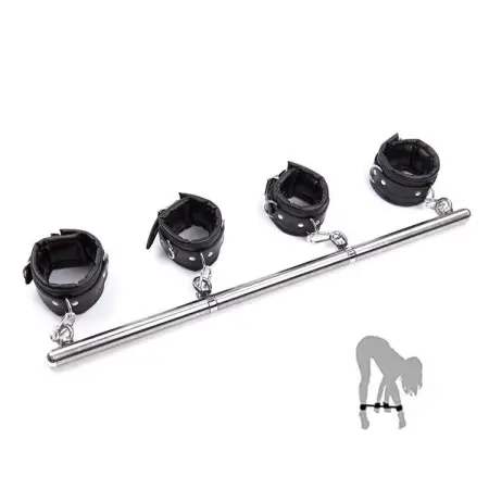 Detachable Bondage Set for Couples Spreader Bar Sex Toys Restraints With Handcuffs Foot Wrist Cuffs