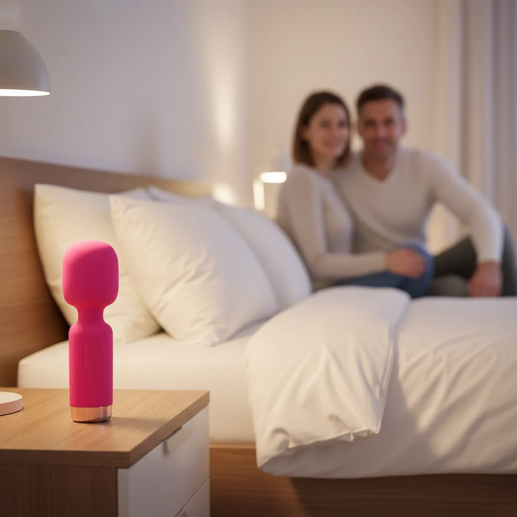 Portable USB Rechargeable 10 Frequency Silicone Vibrating Wand Massage for Women Clitoral & G-Spot Stimulator Sex Toys