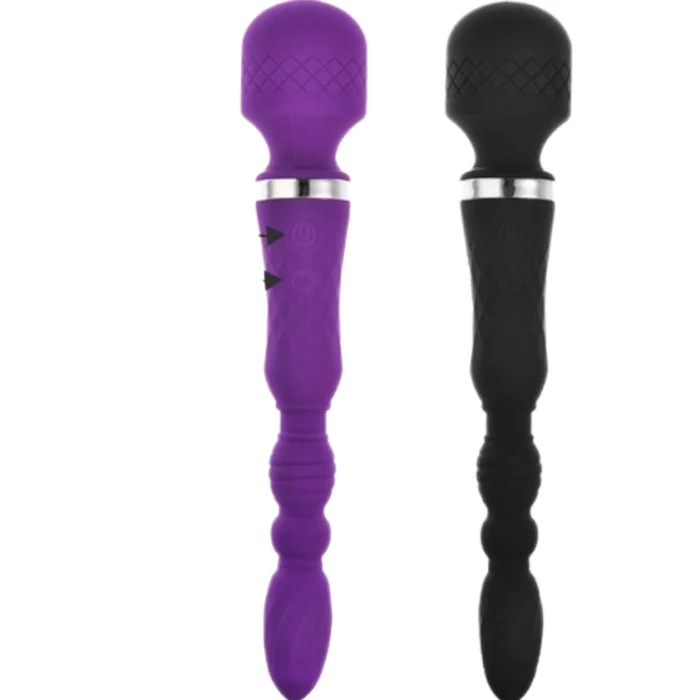 Powerful 20 Frequency Female Wand Massager with USB Powered Mini G-Spot Vibrators Anal Beads Stimulator Sex Products