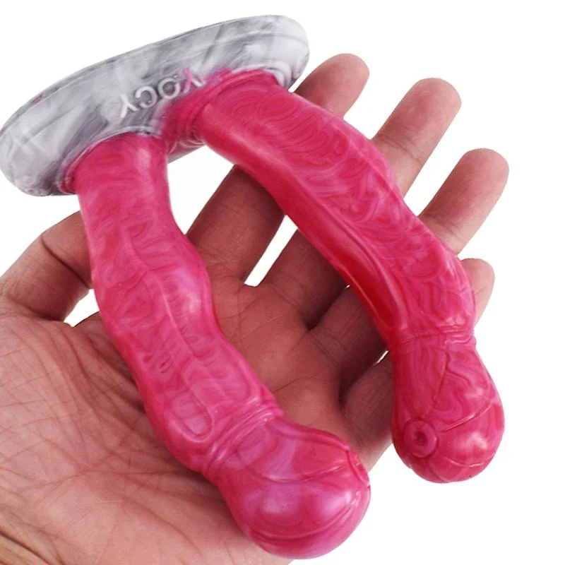5 Inch Fantasy Monster Double Penetration Dildo Weird Gory Tentacle Sex Toy Made of Soft Silicone