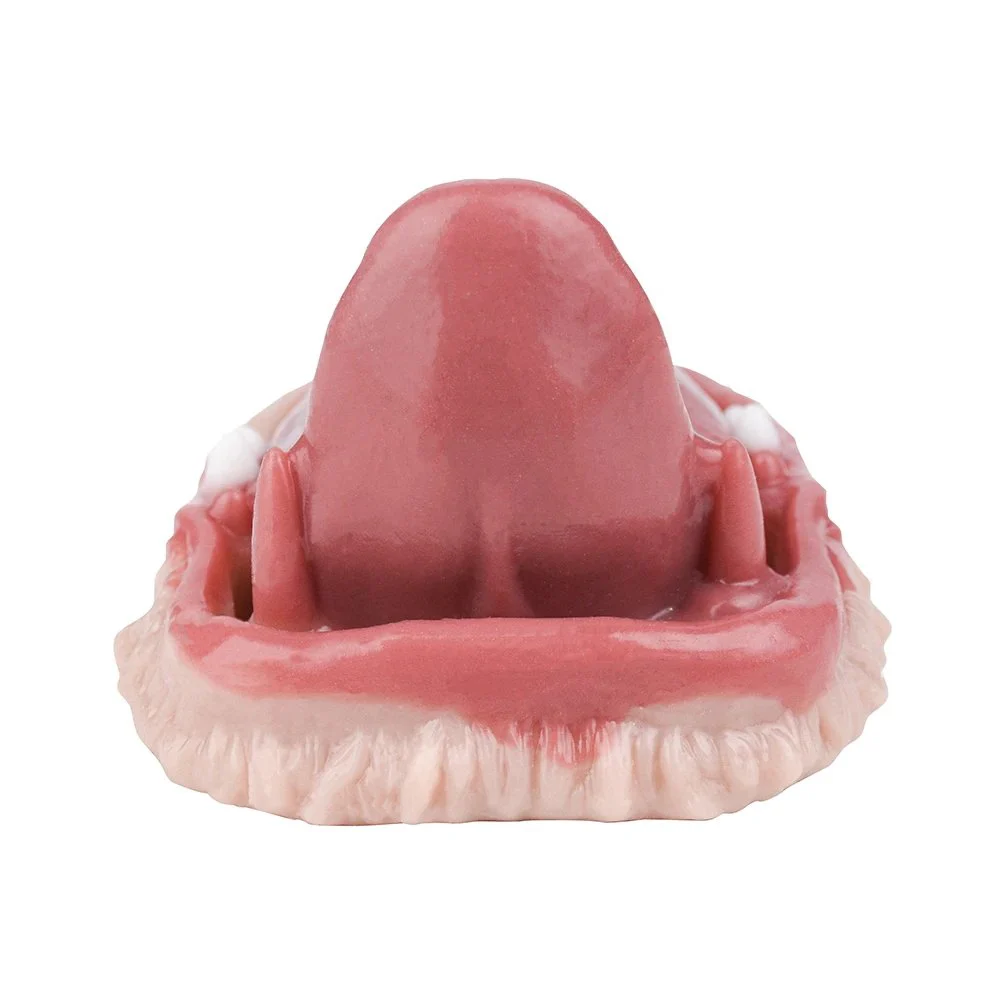 Complexion Vibrating Burr Thick Tongue Grinding Machine Couple Foreplay Flirting Orgsm Skin-kindly Silicone Sex Toy