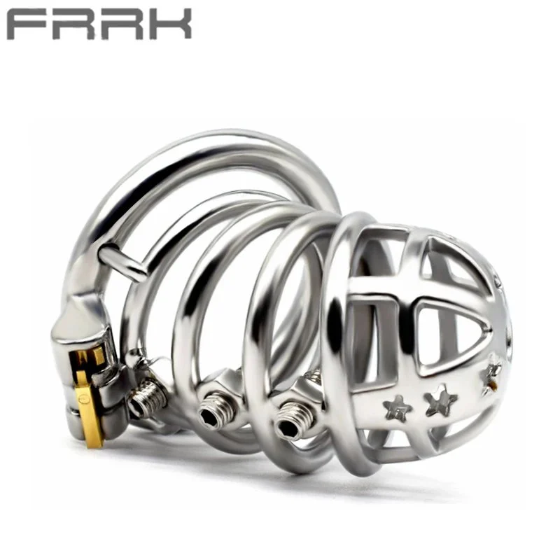 70 Sex Shop New Spiked Metal Chastity Cage Cock Cage Male Chastity Devices
