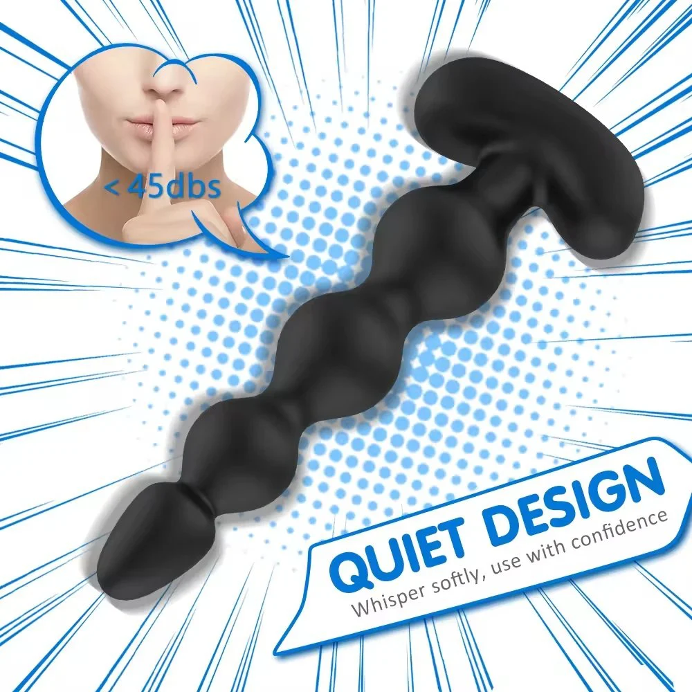 Electric Silicone Remote Vagina Vagina Sex Toy Vibrating Butt Plug Anal Beads Sex Toys for Men and Women