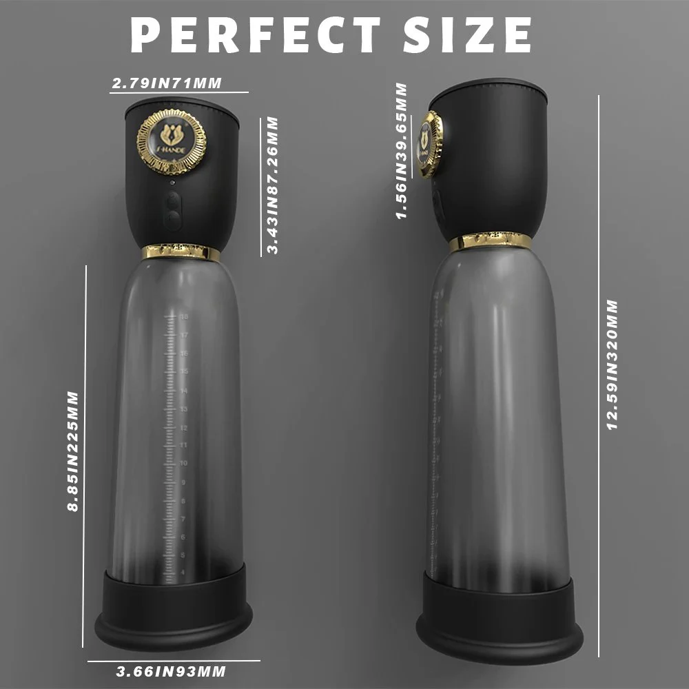 Powerful Male Sex Toy Effective Vibrator and Erection Suction Penis Pump Model for Male Enlargement