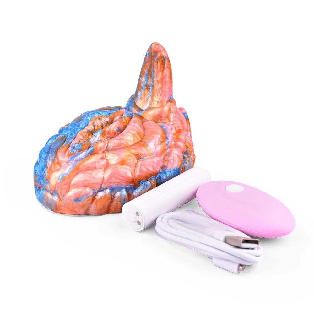 Fantasy Sex Toy Grinder Tail Vibrator Female Masturbation Sex Toys Massage Silicone Anal Plug Imitate Vulva