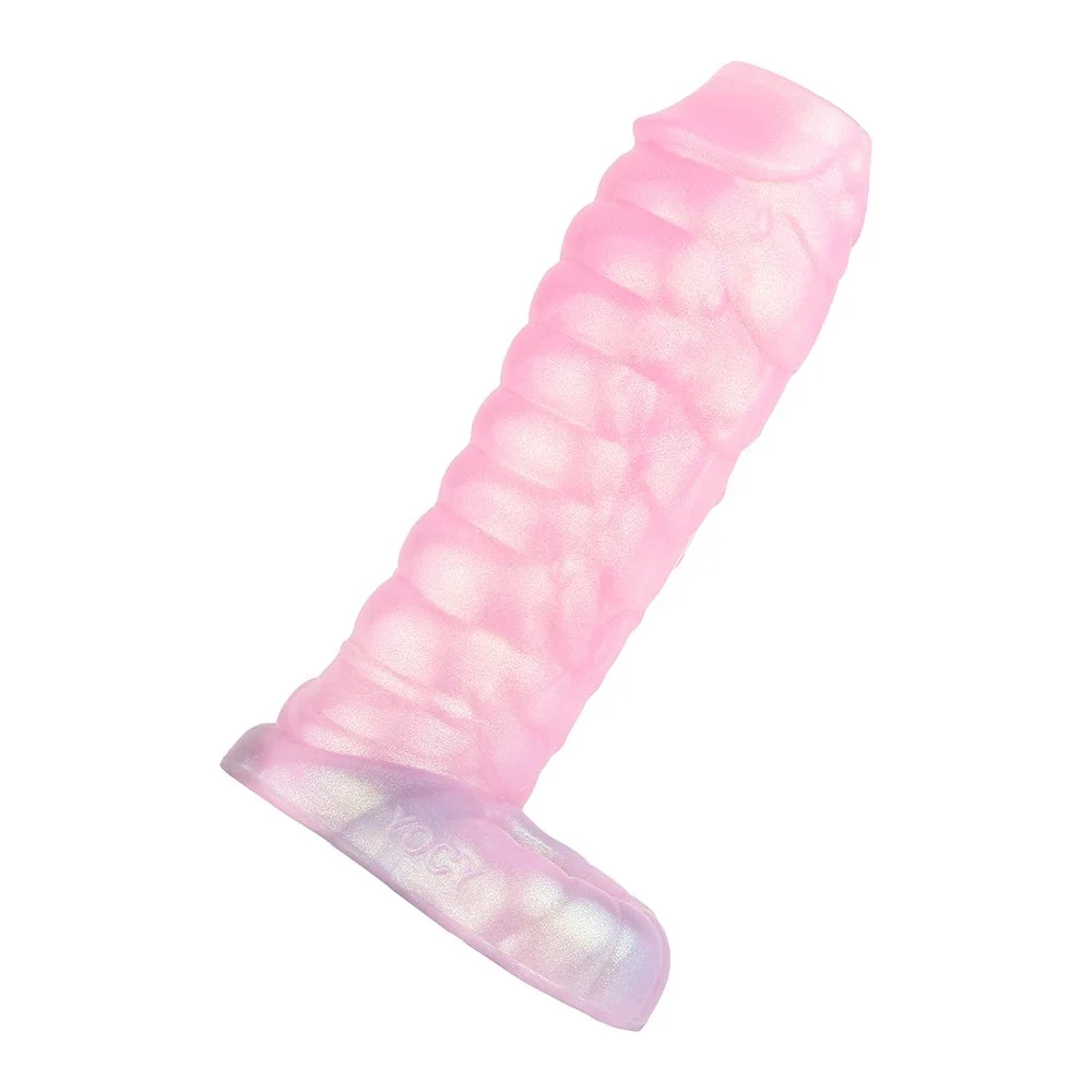 Soft Silicone Fury Dragon Penis Sleeve Hollow Wearable Penis Enlargement Sleeve Delayed Ejaculation Couples Sex Toys