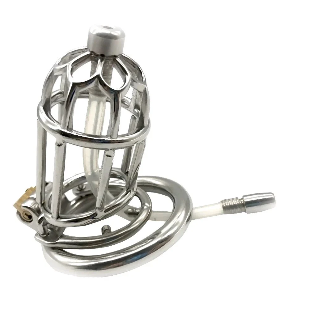 7.5cm Metal Chastity Cage Devices Lock Penis in Cage with Keyholder Male Chastity Device Chastity Lock Cage for Man Pleasure
