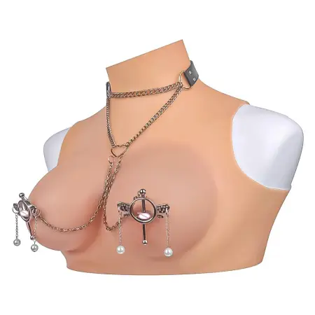 Fetish Game Role Playing Wearable Chain Nipple Clamp Breast Fun Sex Bondage Sexy Underwear Painful Toys for Couple