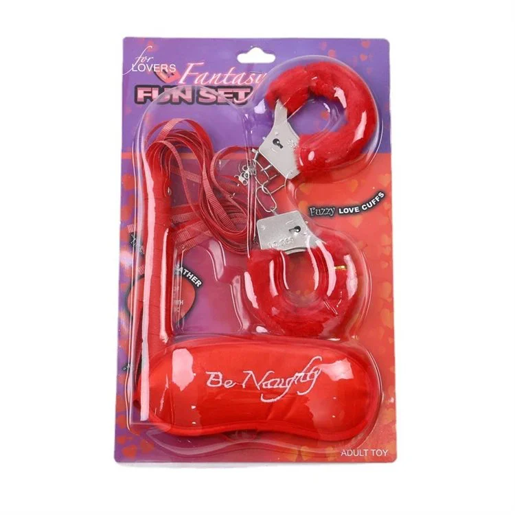 Erotic Sex Toys Dice 3pcs Bondage Kit Sexy Eye Mask Furry Handcuff Leather Spanking Whips