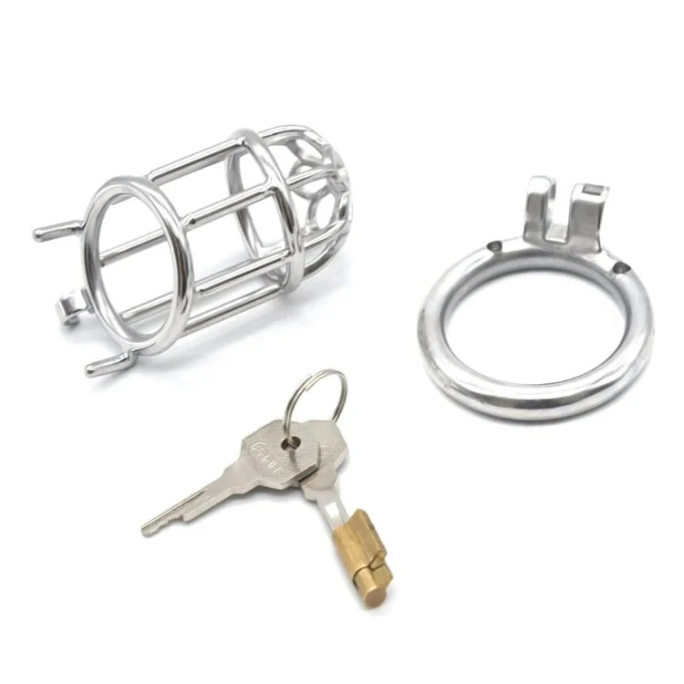 7.5cm Man Chastity Cage Lock Penis in Cage with Keyholder Male Chastity Device 304 Stainless Steel Chastity Cage for Men