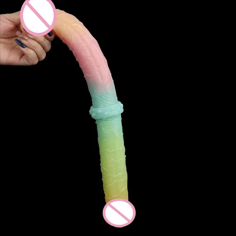 40cm Super Long Double Headed Dildo Liquid Silicone Sex Toys Simulation Masturbator Dildo for Lesbian