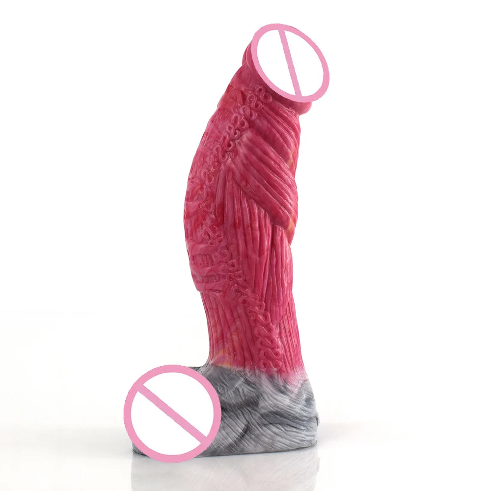 8 Inch Monster Dildo Gory G-spot Stimulation Beast Silicone Sex Toy Gorgeous for Women