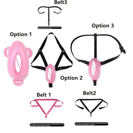 Soft Sissies Cosplay Silicone Pussy Hole Chastity Cage with Adjustable Elastic for Men Cock Cage Bondage Sex Toys