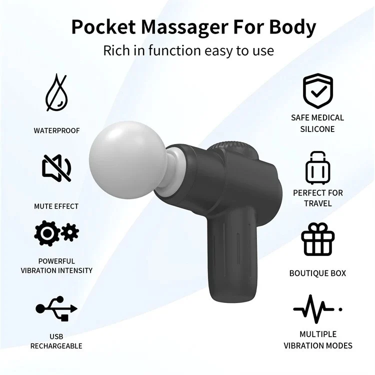Newest USB Powerful AV Sex Wand Vibrator Muscle Massage Machine Mini Pocket Vibrator Massager