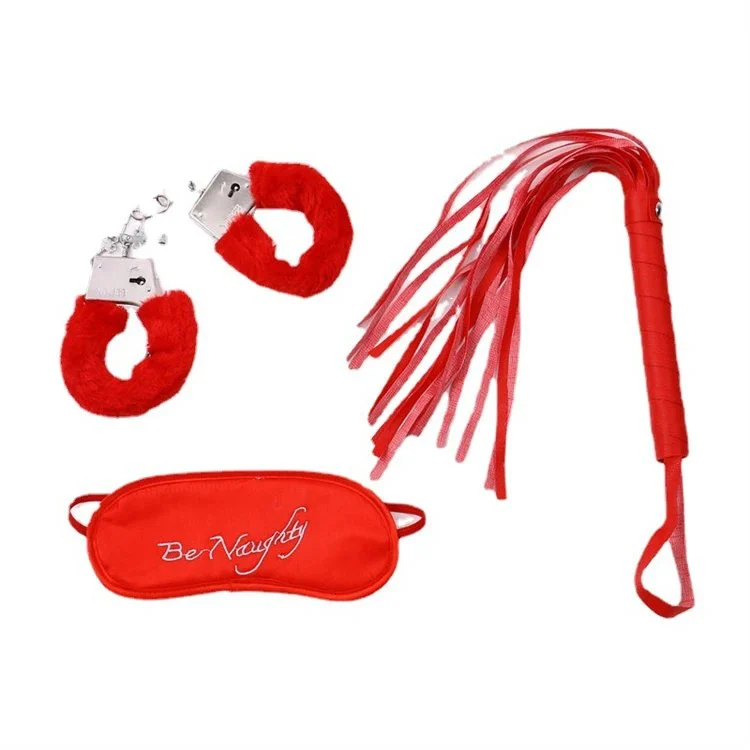 Erotic Sex Toys Dice 3pcs Bondage Kit Sexy Eye Mask Furry Handcuff Leather Spanking Whips