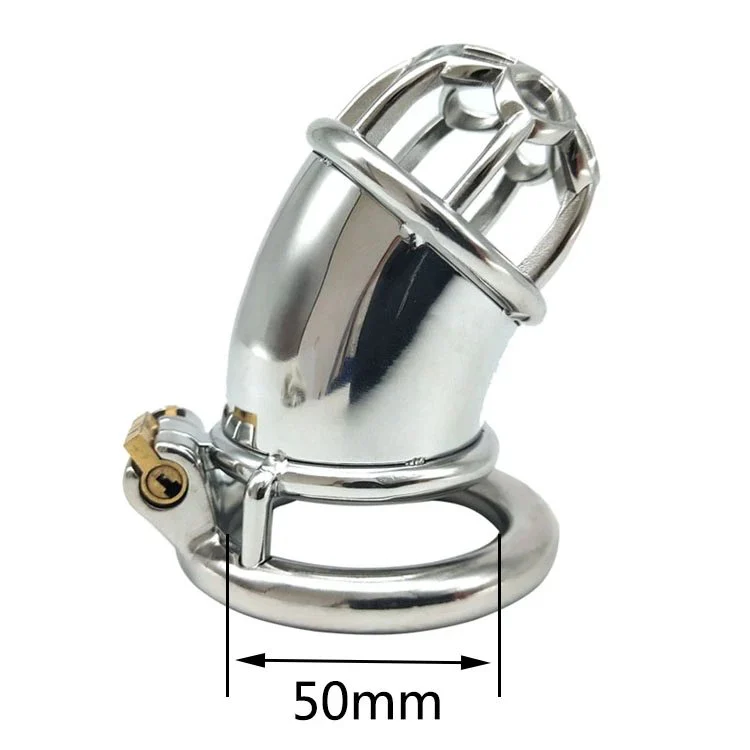 7.3cm Chastity Cage SM Sex Products Chastity Lock Penis in Cage with Keyholder Chastity Device for Male