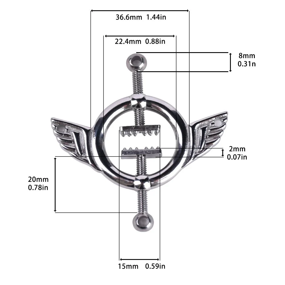 Female Harness Chastity Cage Bondage a Pair of Nipple Clamps Women Breast Clips Sex Tools for Couples Erotic Toys Adult Sex Shop