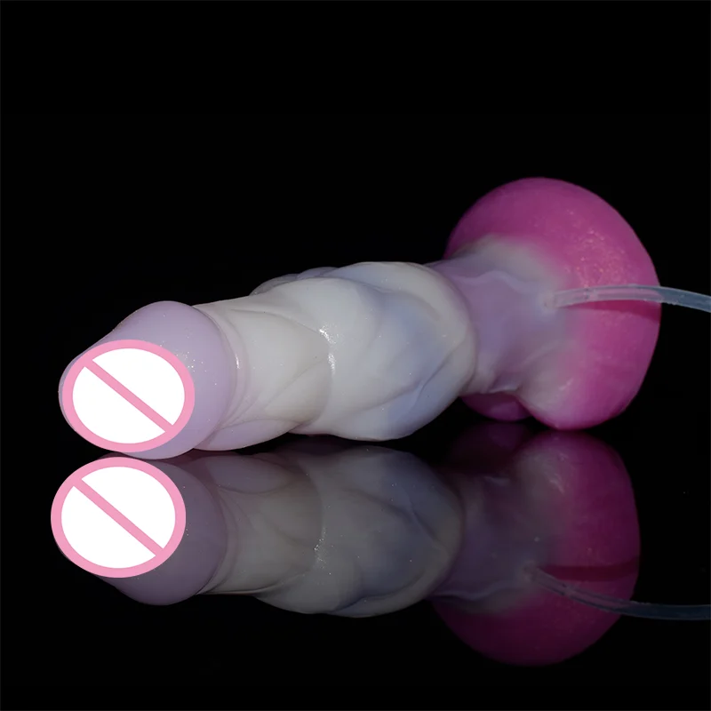 Powerful Giant Spray Realistic Dildo Penis for Women Sex Toys Penis with Strong Suction Cup