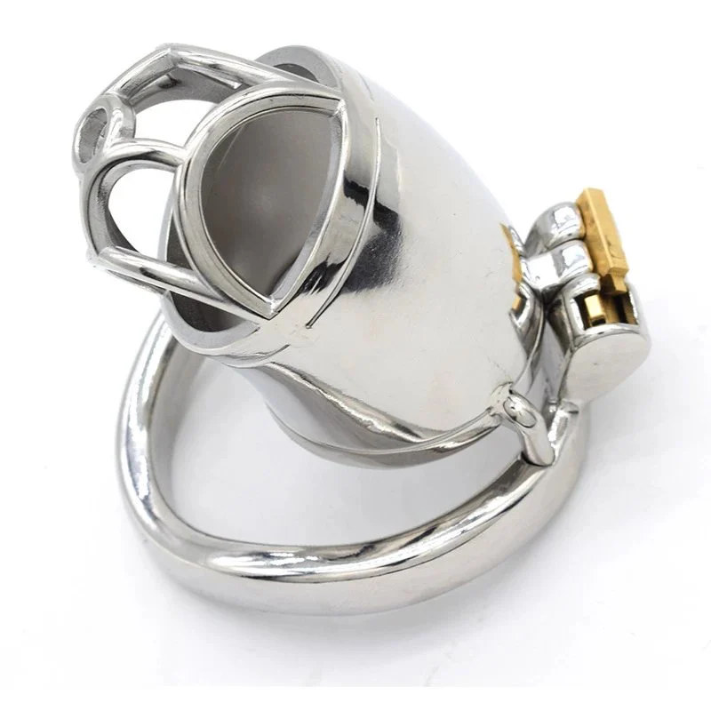 Adult Product Shop Sm Male Chastity Lock Sex Toy Stainless Steel Artificial Dildo Cock Cage Sex Toy for Fetishist