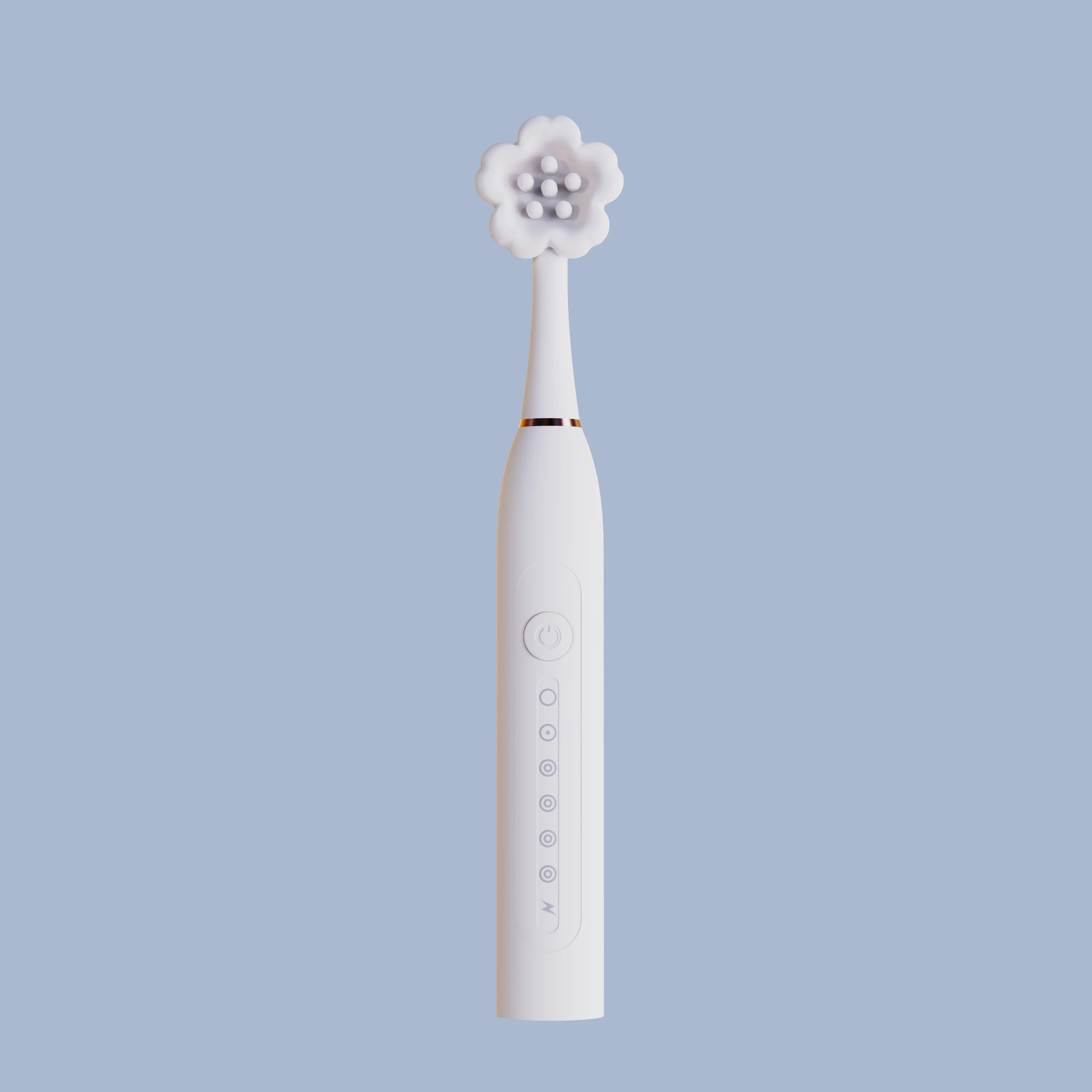 New Arrival Toothbrush Shaped 3 Silicone Heads Clit Nipple Stimulator G Spot Vibrator Sex Toys Women