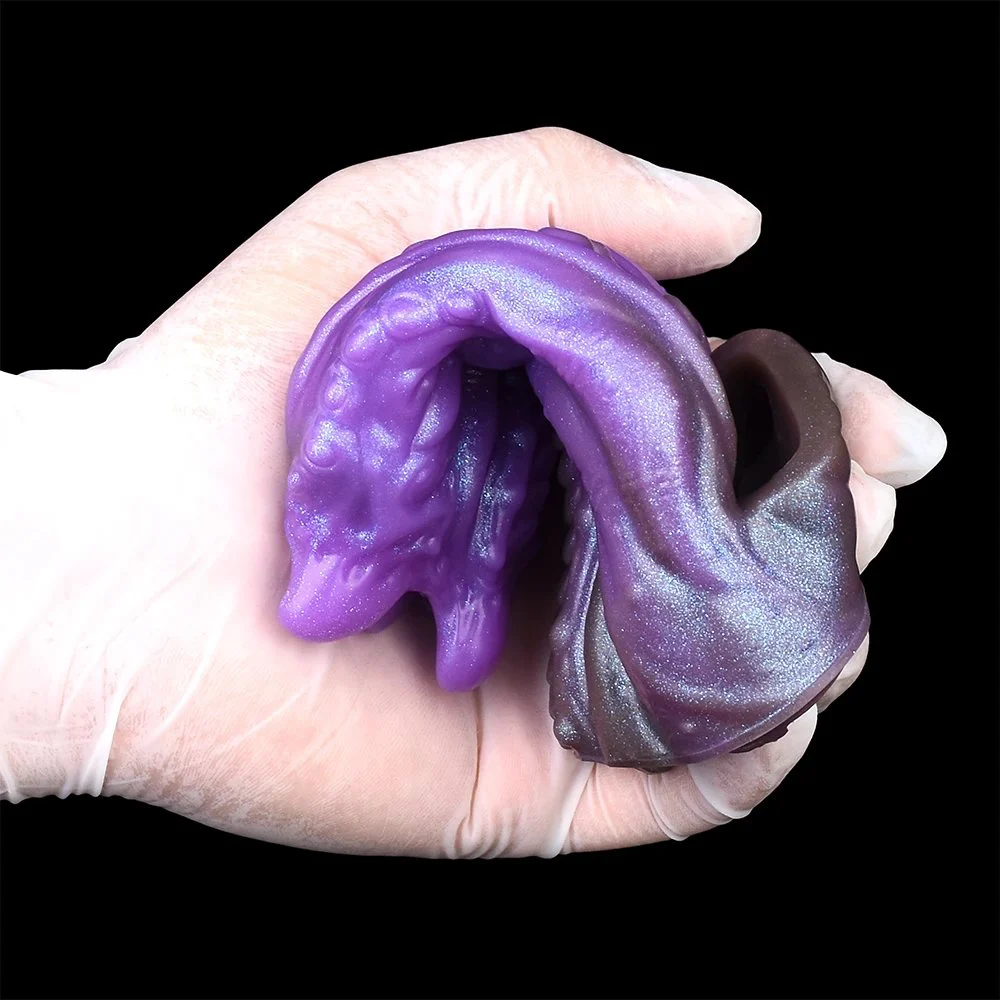 Tentacle Shape Male Penis Sleeve, Cock Sleeve with Penis Ring,Silicone Penis Extender Enlarger Sleeve Cock Extension Sleeve