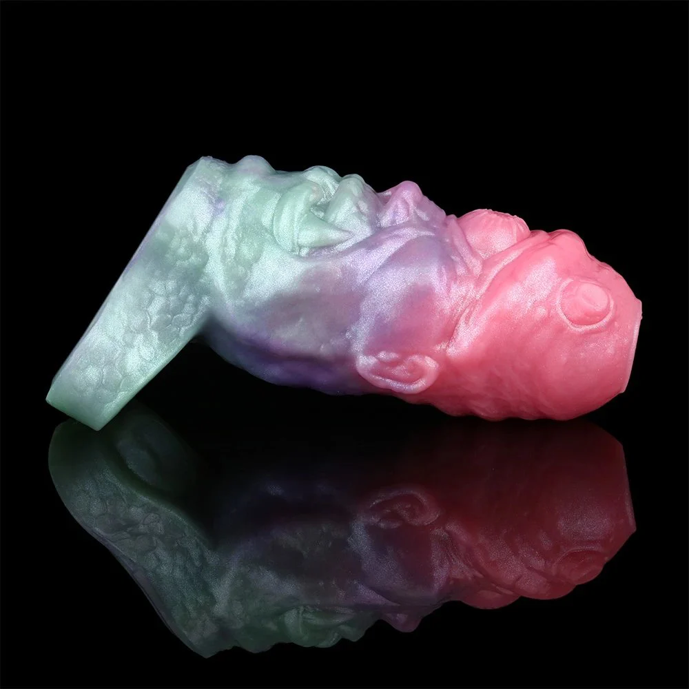 the Internal Texture of the Open Design Male Penis Extender Adds to the Experience and Effectively Enlarges the Penis