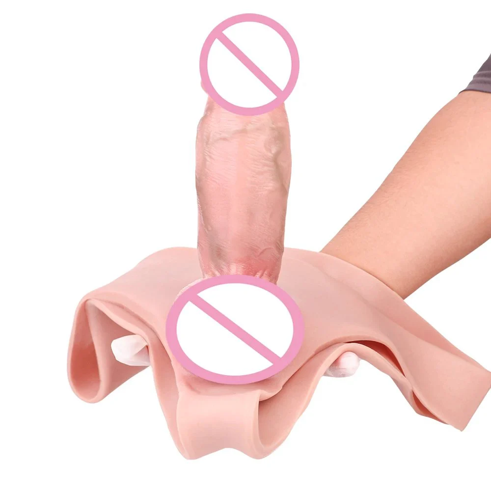 Upturned Dildos for Men Light Weight Penis Sleeve Penis Extender Glans Training
