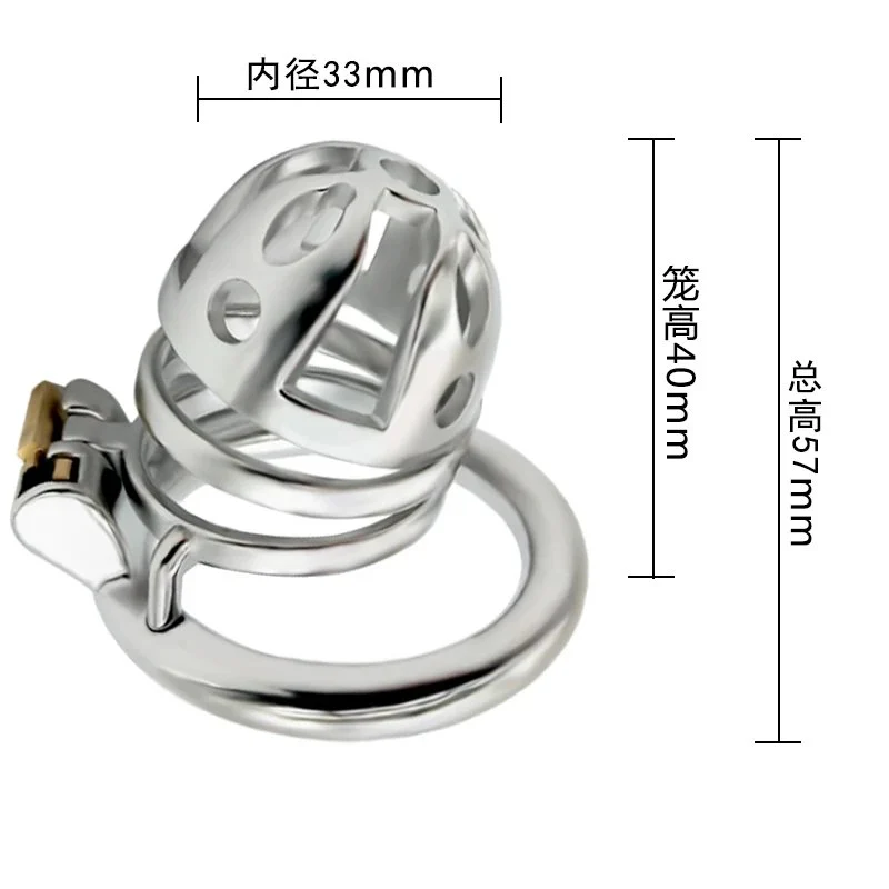 Cock Cages Delay Ejaculation Cock Cage With Penis Ring Fetish Sex Product for Men