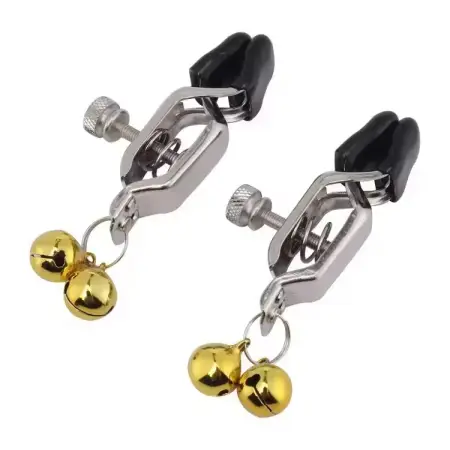 Funny Steel New Nipple Clamp Sex Toys for Men Fetish Tore with Bell Breast Clip Bondage Gear
