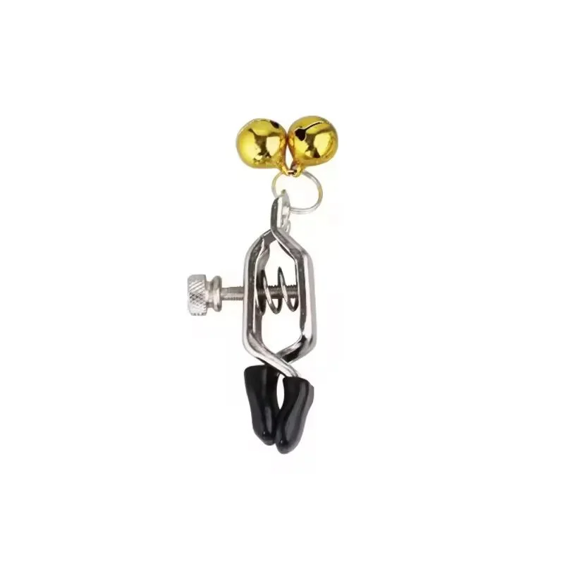 Funny Steel New Nipple Clamp Sex Toys for Men Fetish Tore with Bell Breast Clip Bondage Gear