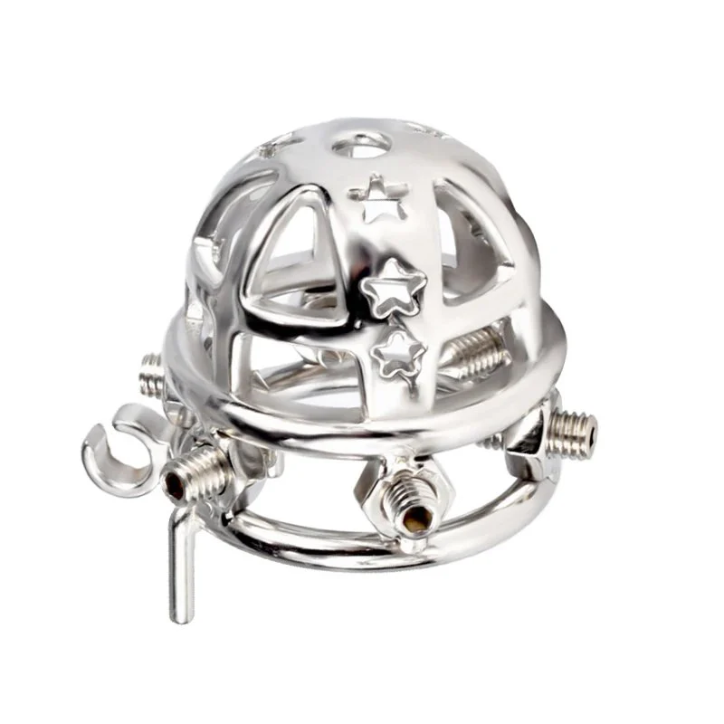 Cock Cage Metal House Chastity Devices Domination Couple Fetish Male Chastity Strict Cock Cage Harness