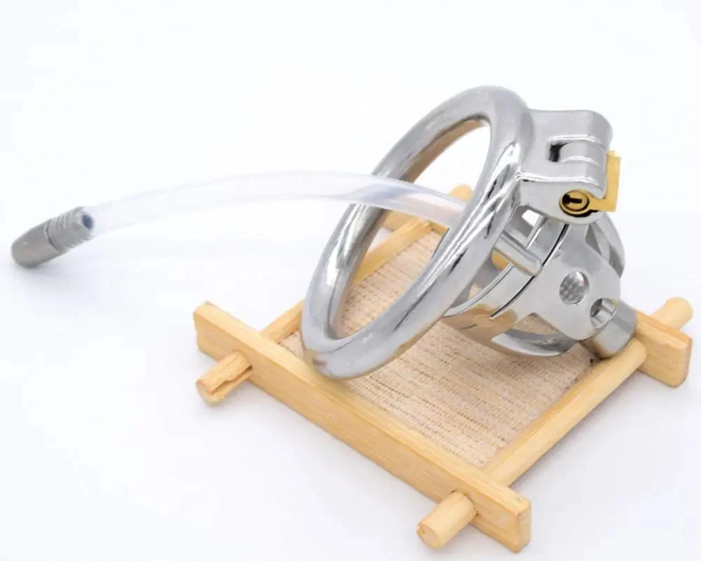 54mm 304 Stainless Steel Chastity Lock Penis Cage with Keyholder Male Chastity Device Chastity Cage