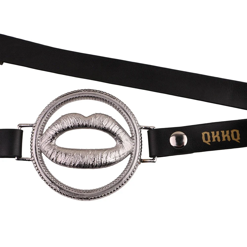 Goddess Sexual Breast 304 Stainless Steel + PU Leather Goddess Breast Restraint Nipple Clamps Suitable for Bdsm Games