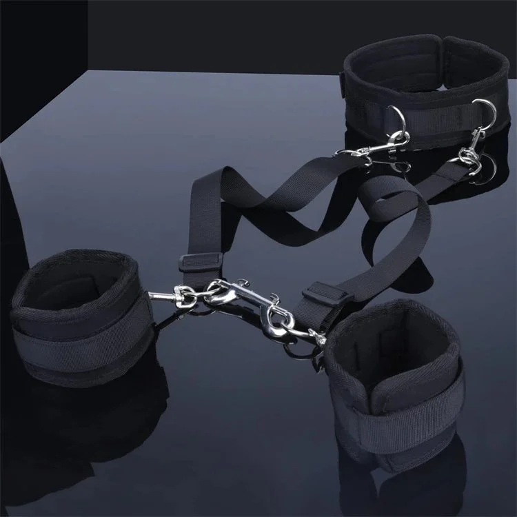 Adult Games Fetish Slave Sex Toys Bondage Fluffy Neck Collar Handcuff