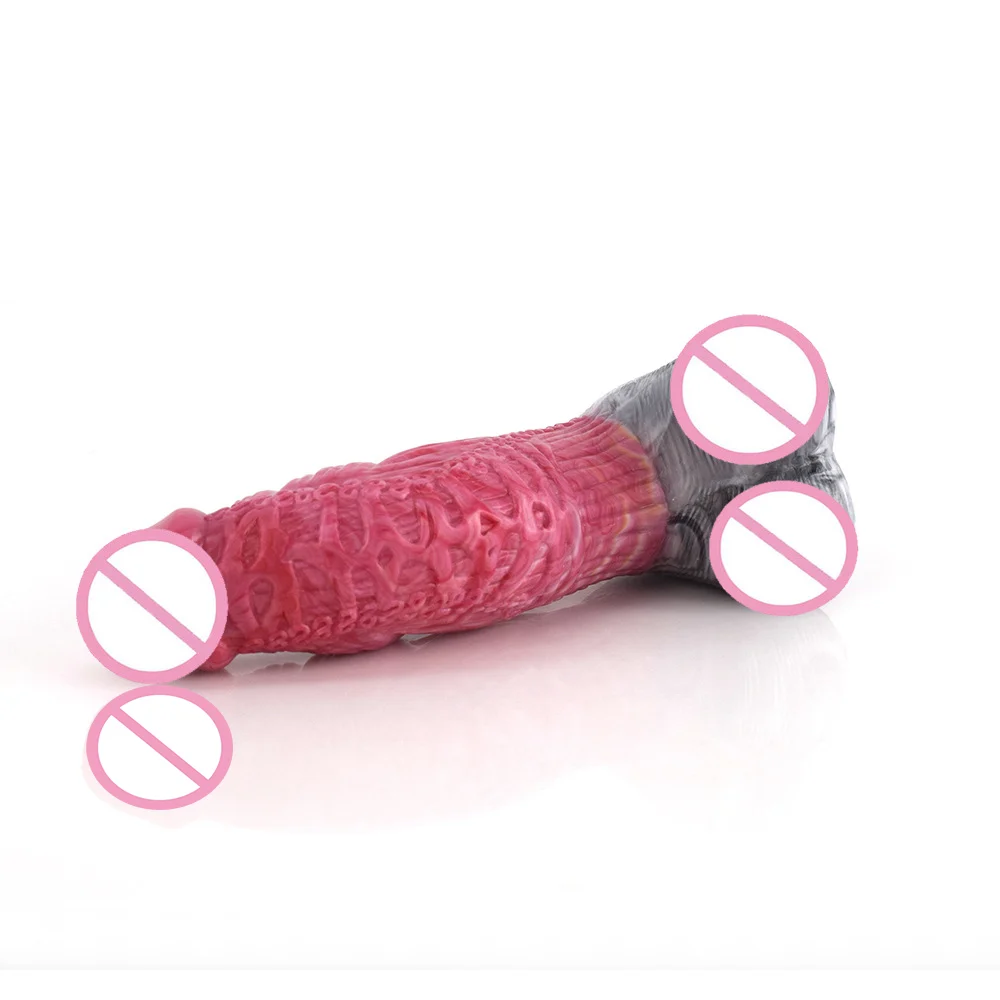 8 Inch Monster Dildo Gory G-spot Stimulation Beast Silicone Sex Toy Gorgeous for Women