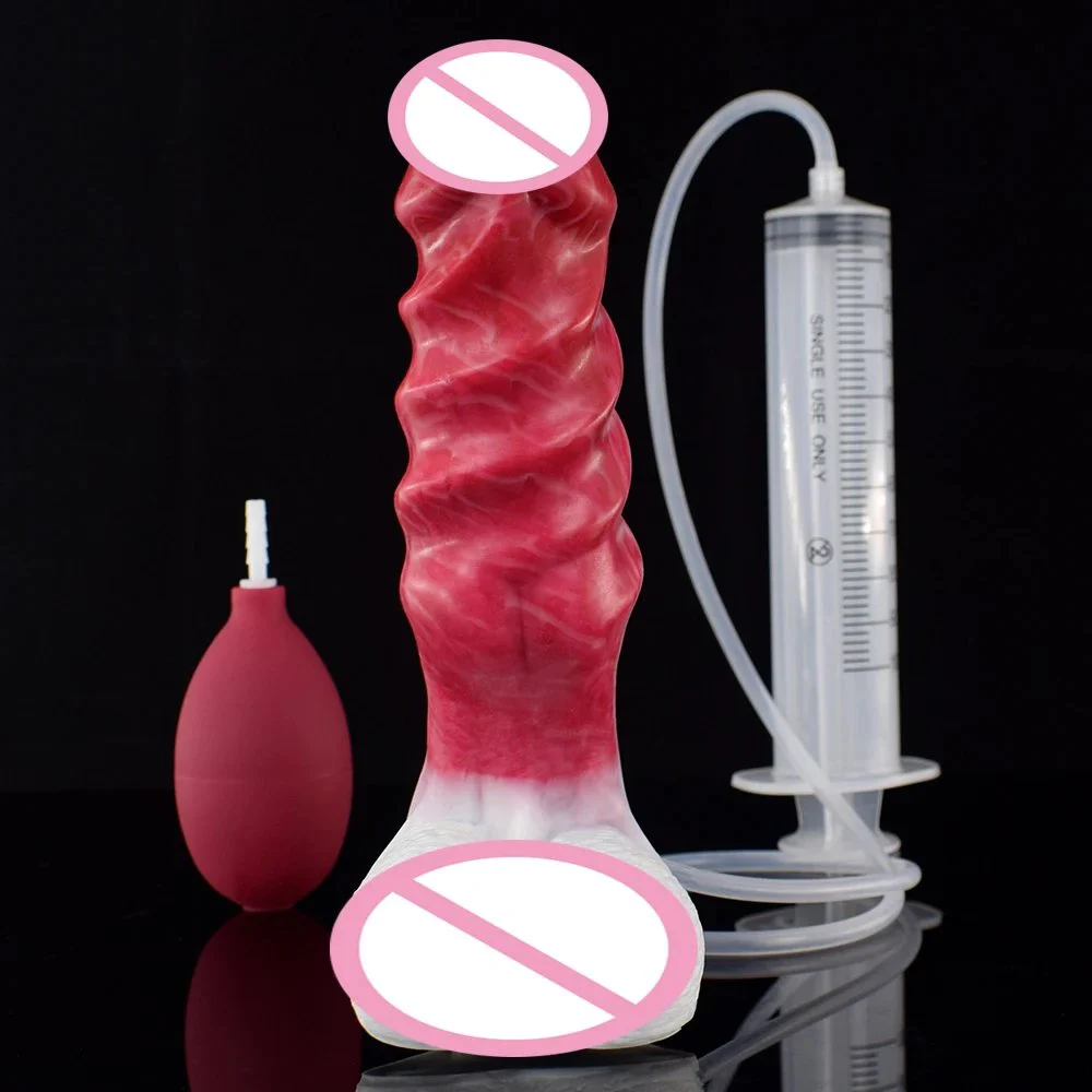 Realistic Squirting Dildo Ejaculating Vibrating Penis Adult Cock Ejaculation Anal Plug Dildo Sex Toys for Women Man Pleasure