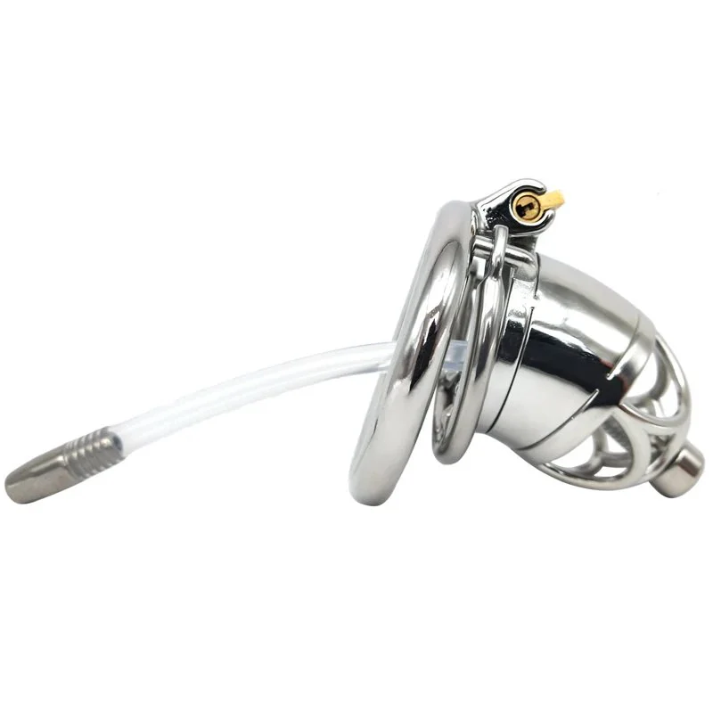 21B Men's Alternative Toys Go Out to Wear Lightweight Chastity Lock Bird Cage Travel Derailed with Lock Supplies