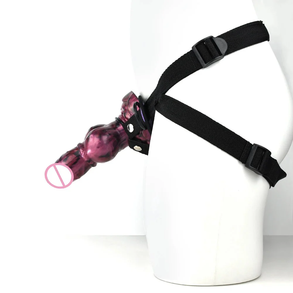 Quality Assured Strap on Dildo Nontoxic Silicone Total Length 20CM Dildo Big for Lesbian Sex Wear Penis with Belt Strap on Dildo