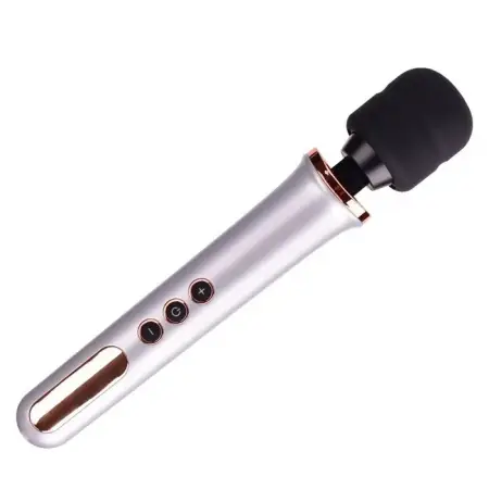 Powerful Multi-Frequency Nipple and Back Wand Body Massage Vibrator USB Supplied for G-Spot and Vaginal Stimulation
