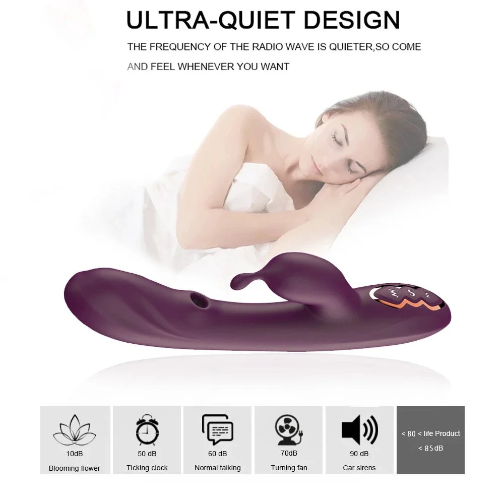 Powerful Vibrators Women Handheld Sex Toy 7 Speeds Mode G-spot Realistic Rabbit Vibrator