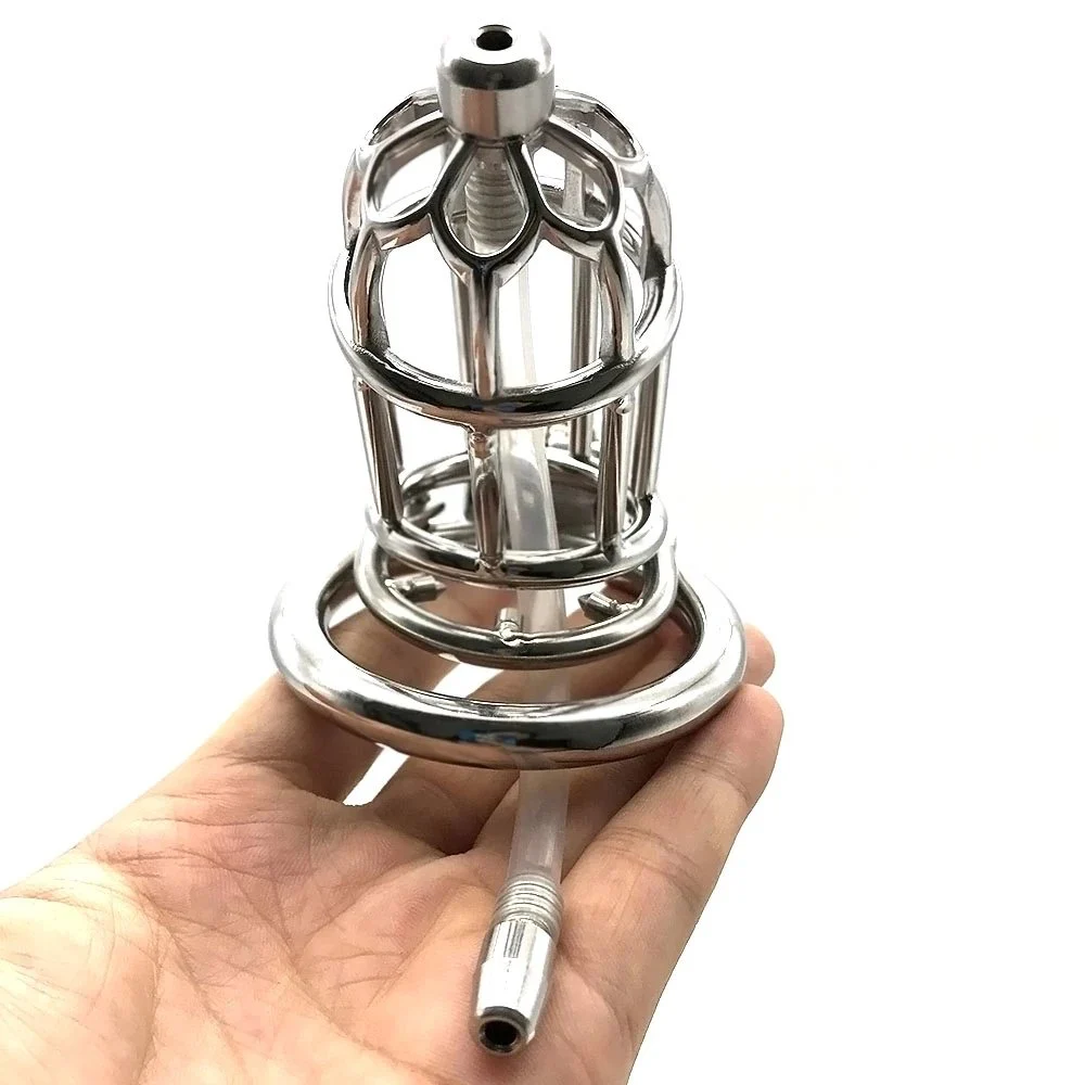 7.5cm Metal Chastity Cage Devices Lock Penis in Cage with Keyholder Male Chastity Device Chastity Lock Cage for Man Pleasure