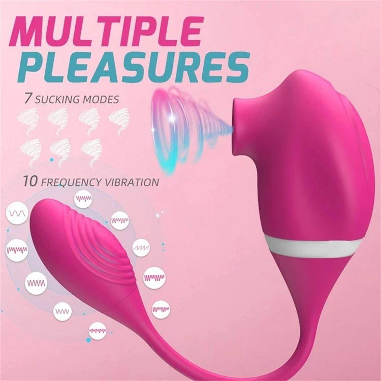 Powerful Clit Sucker Clitoris Stimulator Vibrating Love Egg Intimate Women Sex Toys Vibrator