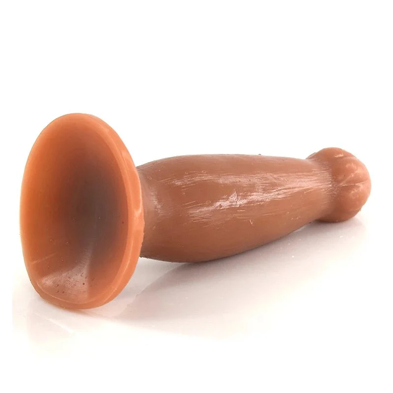 6.96 Inches Super Long Double Layer Sex Toys Flexible Soft Silicone Dildo Clitoris Stimulation Anal Plug with Sucker