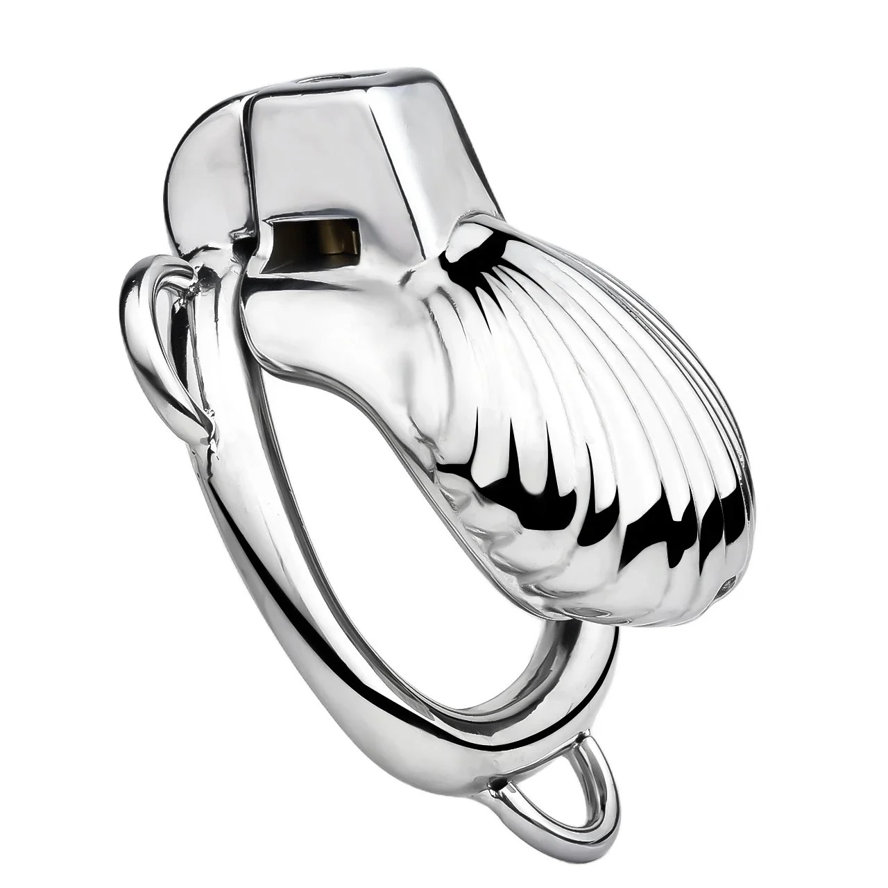 Chastity Device Penis Lock Cage with Butt Plug Male Leather Wear Flirting Metal Chastity Cage BDSM Sex Toy