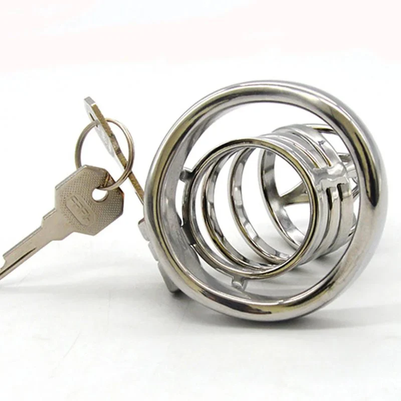 66mm Chastity Lock Penis Cage with Keyholder Chastity Cage Metal Sm Sex Toys for Male Male Chastity Device