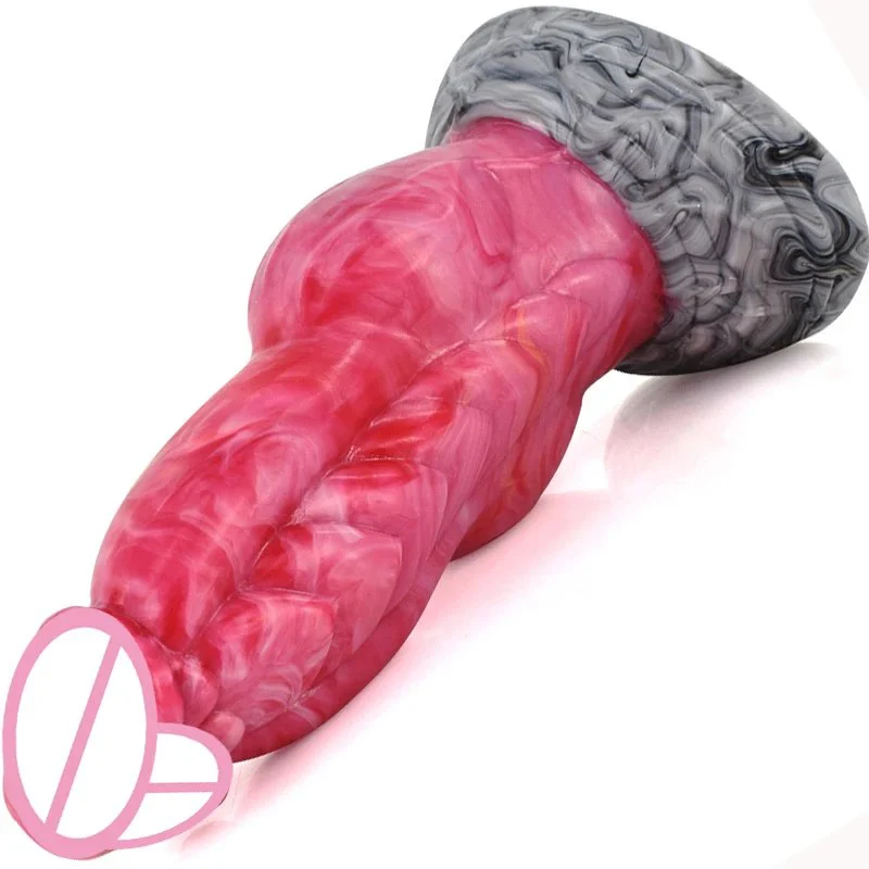7.6 Inch Monster Silicone Dildo Gory Sex Toy Beast Dildo Kinky Fantastic Animal Designing Gorgeous