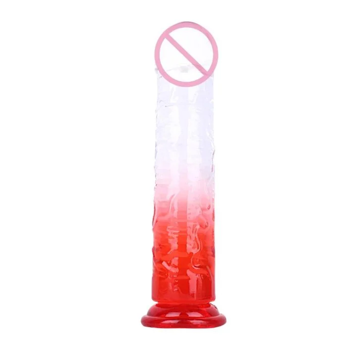 Cheap Soft Jelly Dildo for LGBT Vaginal Anal Stimulation Sex Toys