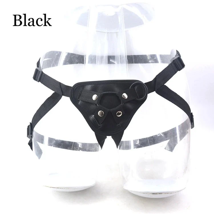 7.67 Inch Strap on Dildo Rubber Penis Sex Toy Shop 19.5cm Black Dildo with Belt Strap on Penis