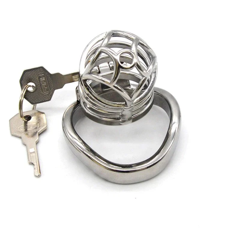 66mm Chastity Lock Penis Cage with Keyholder Chastity Cage Metal Sm Sex Toys for Male Male Chastity Device